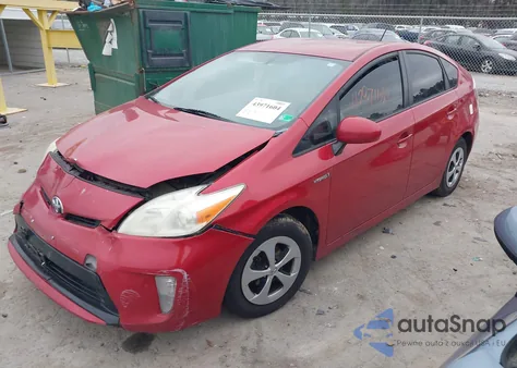2013 Toyota Prius Two из США, поврежденный, VIN JTDKN3DU2D0347814